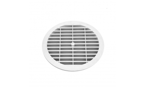 Rejilla redonda Ø15cm blanca